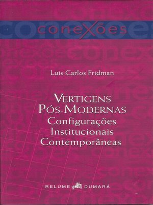 cover image of Vertigens pós-modernas